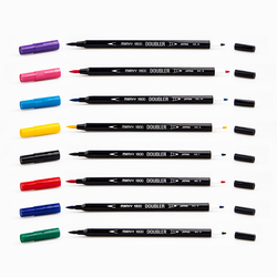 Marvy - Çift Uçlu Brush Pen Fırça Kalem