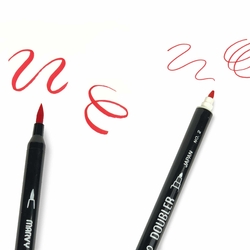 Çift Uçlu Brush Pen Fırça Kalem - Thumbnail