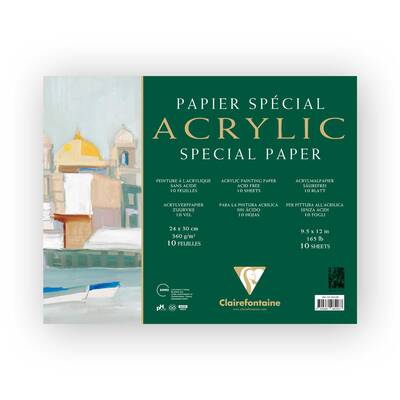 Akrilik Blok 24x30cm 360gr 10 Yaprak