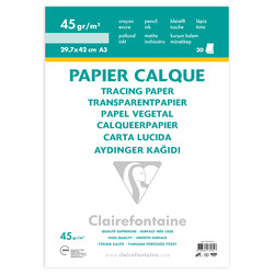Clairefontaine - Aydınger Blok A3 40/45gr 30 Sayfa