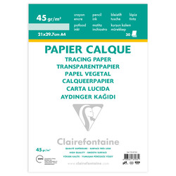 Clairefontaine - Aydınger Blok A4 40/45gr 30 Sayfa