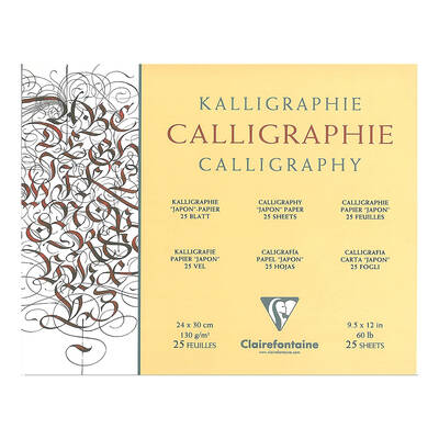 Kaligrafi Bloğu 24x30cm 130gr 25 Yaprak Uzun Kenar Yapışkanlı
