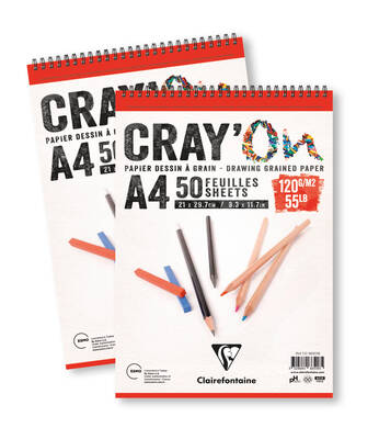Cray-On Çizim Bloğu A3 120gr 50 Yaprak Üstten Spiral