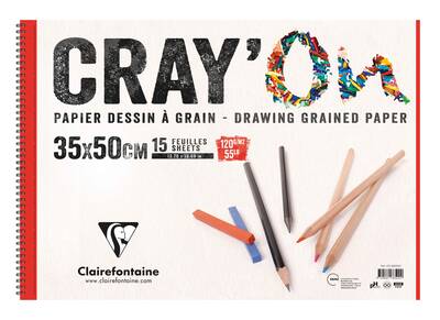 Cray-On Çizim Bloğu 35x50cm 120gr 15 Yaprak