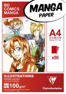 Manga Layout Markör Bloğu A4
