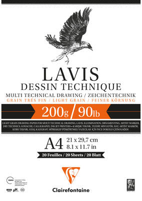 Lavis Multi Teknik A4 200gr 20 Yaprak Defter