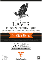 Lavis Multi Teknik A5 200gr 20 Yaprak Defter - Thumbnail