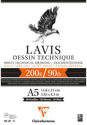 Lavis Multi Teknik A5 200gr 20 Yaprak Defter