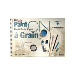 Clairefontaine - Paint-On Start Çizim Blok 25x35cm 160gr 15 Yaprak