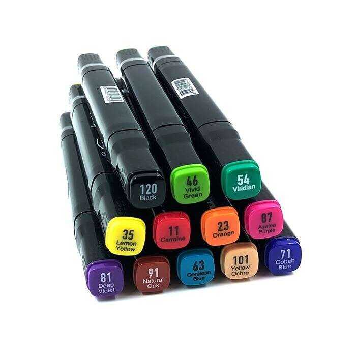 Twin Marker 12li Set