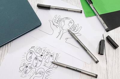 Pigment Fineliner 4 lü set
