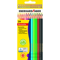 Eberhard Faber - Altıgen Kuruboya 3mm mine 24 Renk