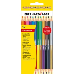 Eberhard Faber - Çift Taraflı Kuruboya 3 mm 12 Renk