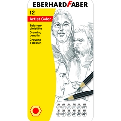 Eberhard Faber - Çizim Kalemi Artist Color Metal Kutu 12li