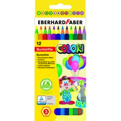 Eberhard Faber - Colori Tahta İçermeyen Kuruboya 3mm12 Renk