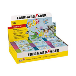 Eberhard Faber - Eraser Colori Renkli Silgi 18li