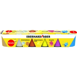 Eberhard Faber - School Tempera Guaj Boya 6x25ml Set Metalik