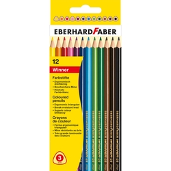 Eberhard Faber - Winner Üçgen Kuruboya 3mm 12 Renk