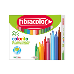 Fibracolor - Fibracolor Colorito Keçeli Kalem 36 Renk