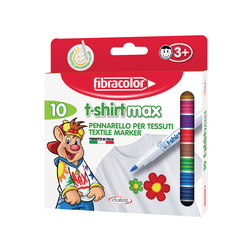 Fibracolor - T-Shirt Marker 10 Renk