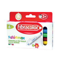 Fibracolor - T-Shirt Marker 6 Renk