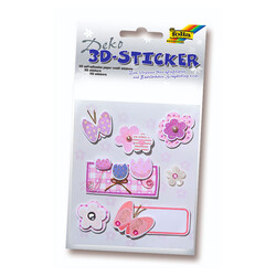 Folia - 3D Kağıt Motif Sticker Set 3