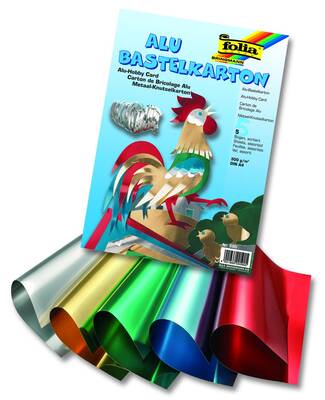 A4 Alu Kart 300gsm 5 Renk 5 Tabaka