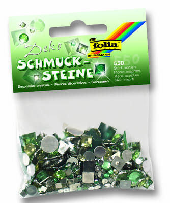 Folia Akrilik Mücevher Taş 550 parça Otlar