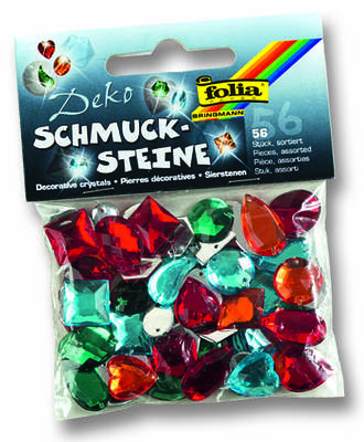 Folia Akrilik Mücevher Taş 56 parça Midi-İntense