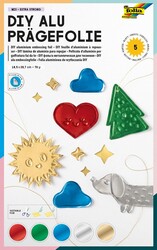 Folia - Alu Folyo 18.5x29.5cm Seçilmiş Renk 5 Tabaka