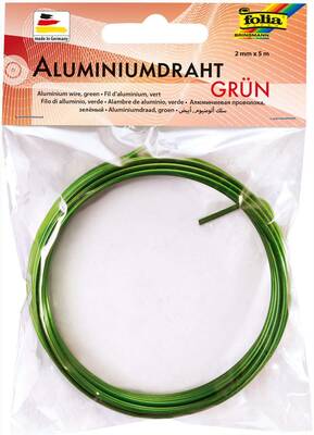 Alüminyum Tel 2mmx5m Yeşil