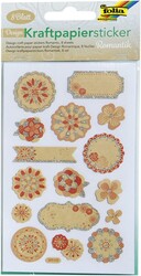 Craft Sticker 10,5X21cm 8 Tabaka Romantik - Thumbnail