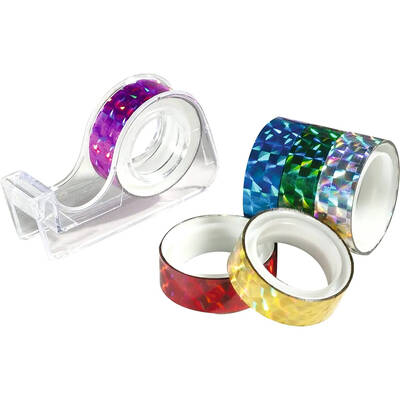 Holo-Tape Renkli Bant Seti Basic 12mmX2m 6lı