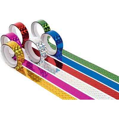 Holo-Tape Renkli Bant Seti Basic 12mmX2m 6lı