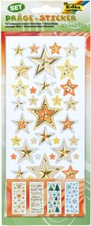 Folia - Kabartmalı Sticker 10X23cm 4 Tabaka Yeni yıl