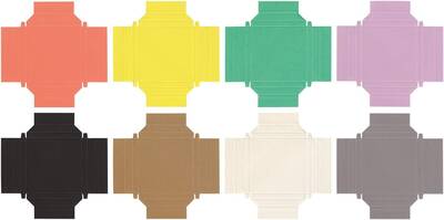 Küçük Kağıt Çerçeveler 9x9 Kare 48 adet