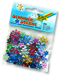 Folia - Folia Mücevher Taş 200 parça Çiçekler