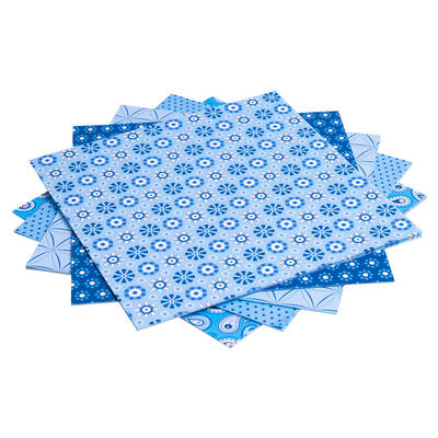 Origami Kağıt 15x15 Basics Mavi 50 Tabaka