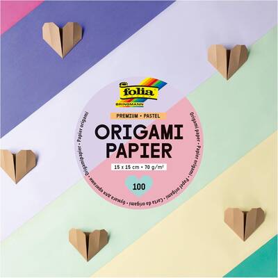 Premium Origami Kağıdı 70 gr. 15x15 Pastel Renkler