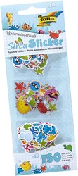 Folia - Punch sticker 150 parça Denizaltı dünyası