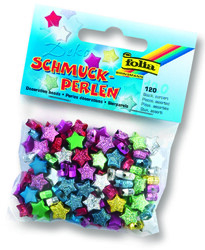 Folia - Folia Sedefli Boncuk 120 parça Yıldızlar