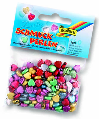 Folia Sedefli Boncuk 160 parça Kalpler Dokulu-Düz