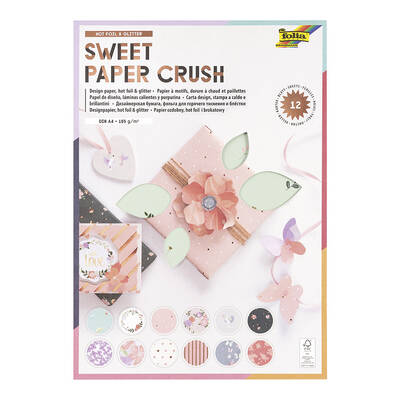Sweet Paper Crush Folyo ve Simli Süs Kağıdı