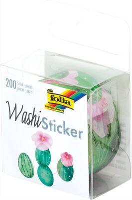 Washi Stickers Kaktüs 200 Adet