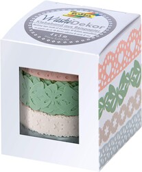 Folia - Dantel Bordür Washi Tape 4lü Set Pastel Renk