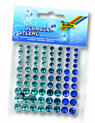 Folia Yapışkanlı Taşlar 80 adet Derin Okyanus