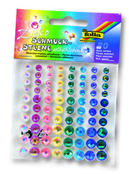 Folia - Folia Yapışkanlı Taşlar 80 adet Kristal Gökkuşağı