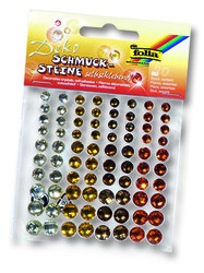 Folia - Folia Yapışkanlı Taşlar 80 adet Yaz Sıcağı