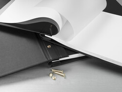 Hahnemühle - HFA Leat.Alb.Cover Red Stitching Soft 12