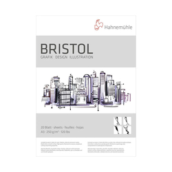 Hahnemühle - Bristol A3 Pad 250g 20 Yaprak